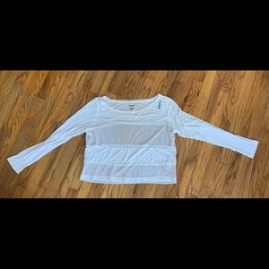Reebok Sheer White Mesh Shirt